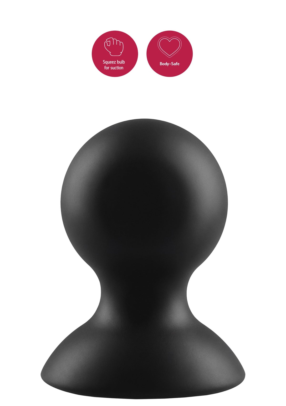 Silicone Nipple Suckers L BLACK - 5