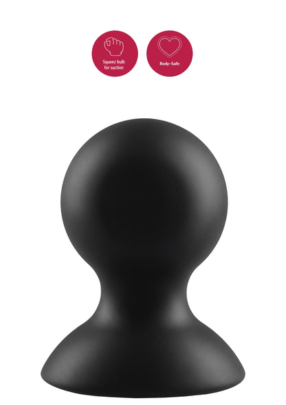 Silicone Nipple Suckers L BLACK - 5