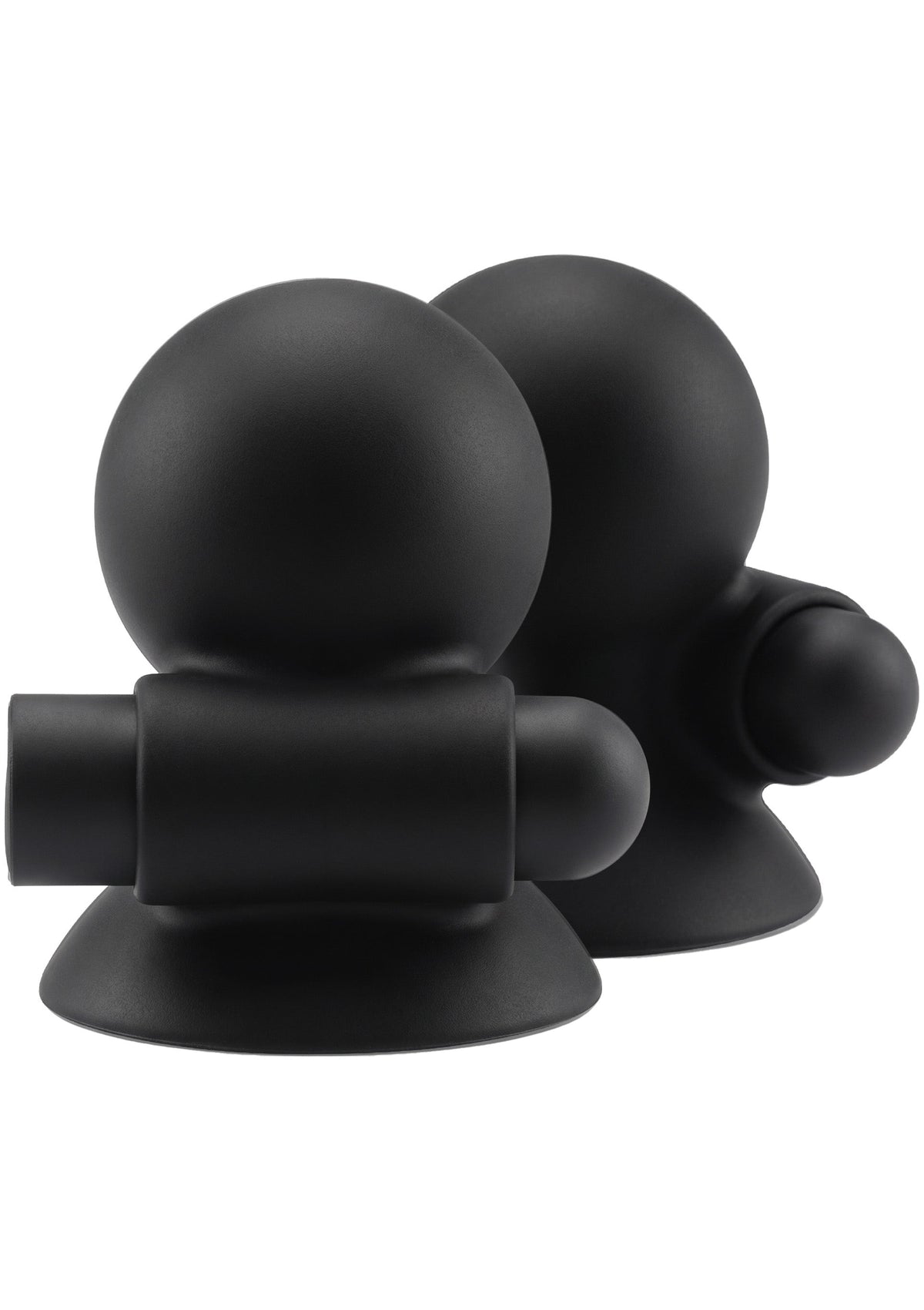 Vibrating Nipple Suckers BLACK - 0