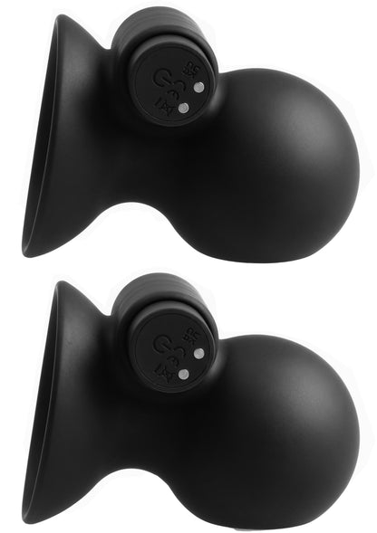 Vibrating Nipple Suckers BLACK - 5