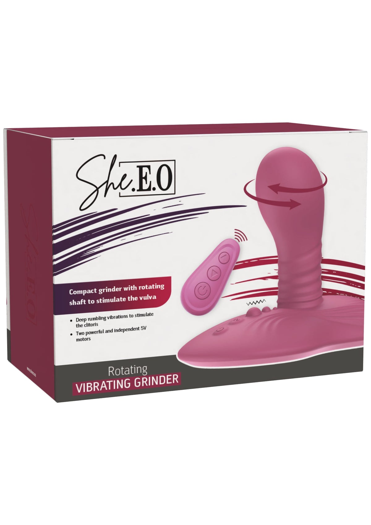 Rotating Vibrating Grinder PINK - 1