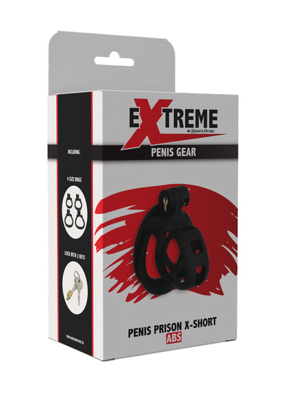 Penis Prison Cock Cage X-Short BLACK - 3