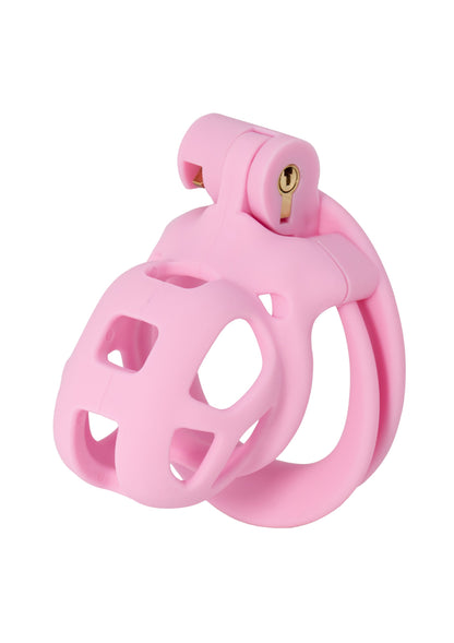 Penis Prison Cock Cage X-Short PINK - 0