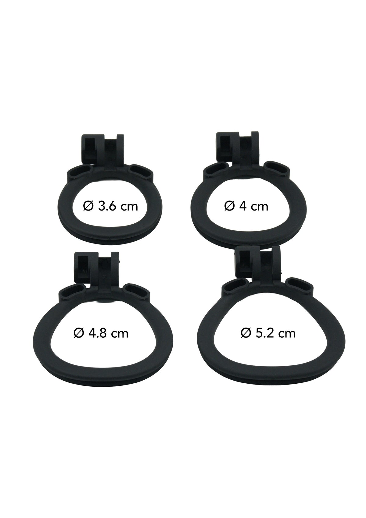 Penis Prison Cock Cage Regular BLACK - 5