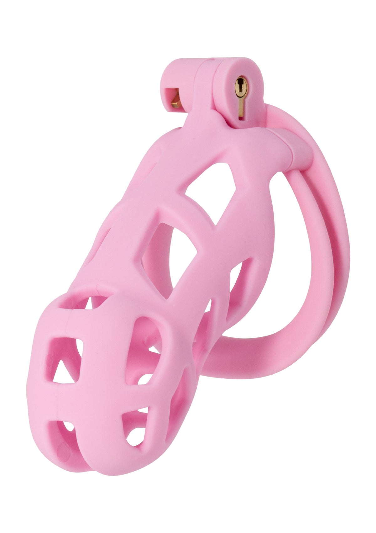 Penis Prison Cock Cage Long PINK - 0