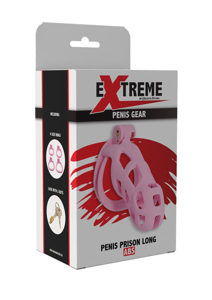Penis Prison Cock Cage Long PINK - 2