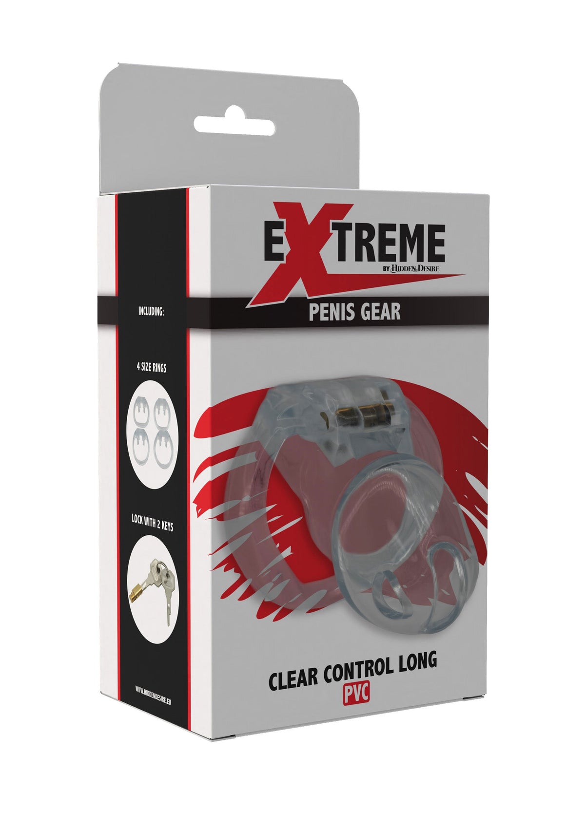 Clear Control Cock Cage Long CLEAR - 2