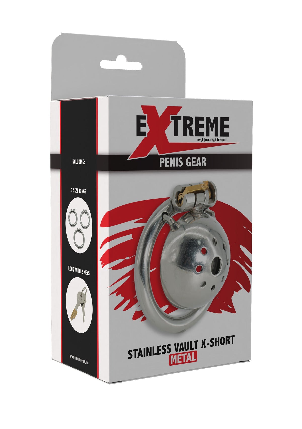 Stainless Cock Vault X-Short SILVER - 2