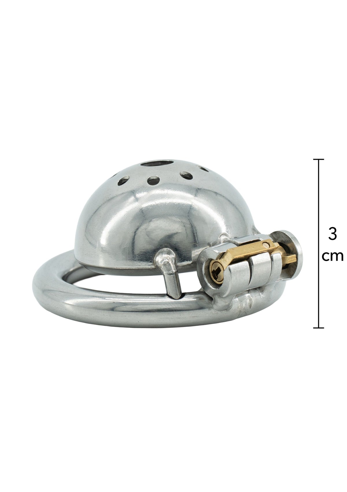 Stainless Cock Vault X-Short SILVER - 3