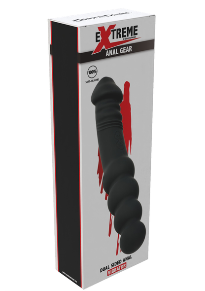 Dual Sided Anal Vibrator BLACK - 0