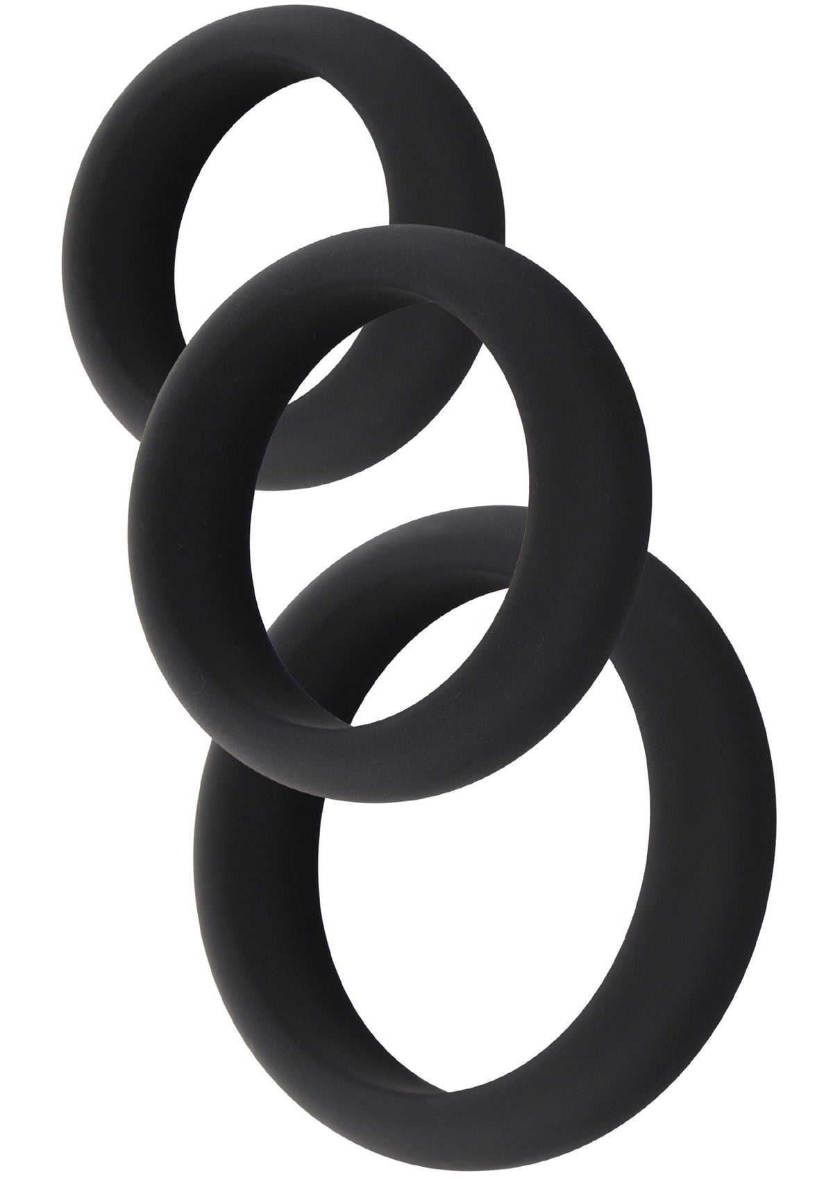 Stamina Premium C-Rings 3 Pcs Set BLACK - 0