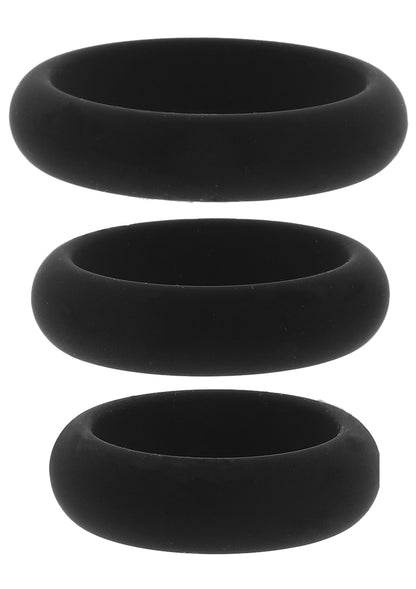 Stamina Premium C-Rings 3 Pcs Set BLACK - 3