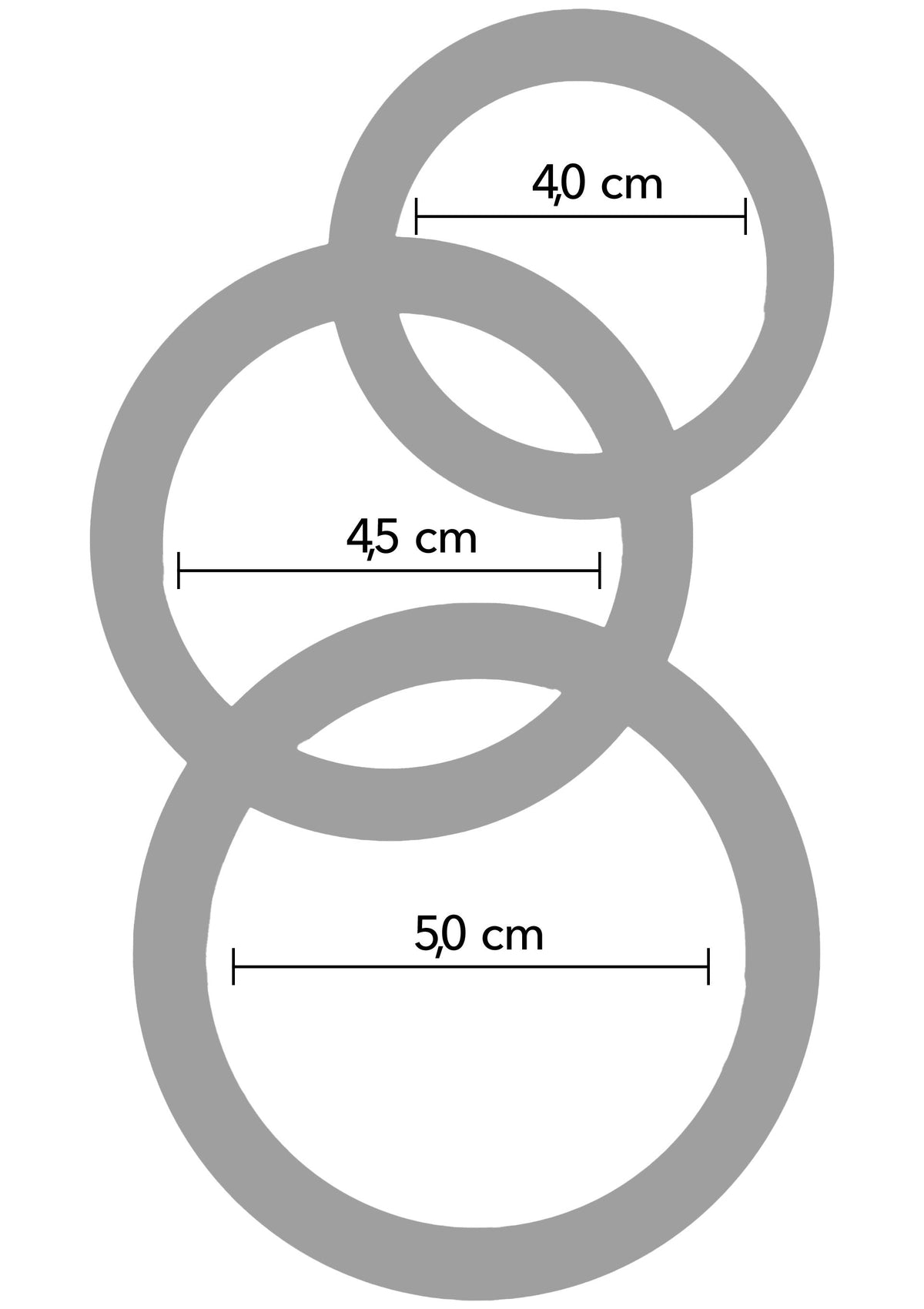 Stamina Premium C-Rings 3 Pcs Set BLACK - 6