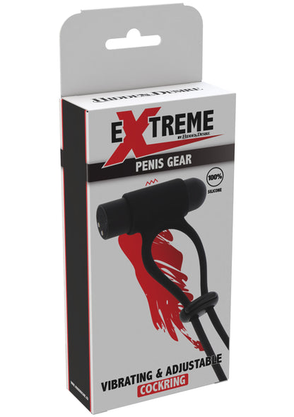 Vibrating & Adjustable C-Ring BLACK - 1