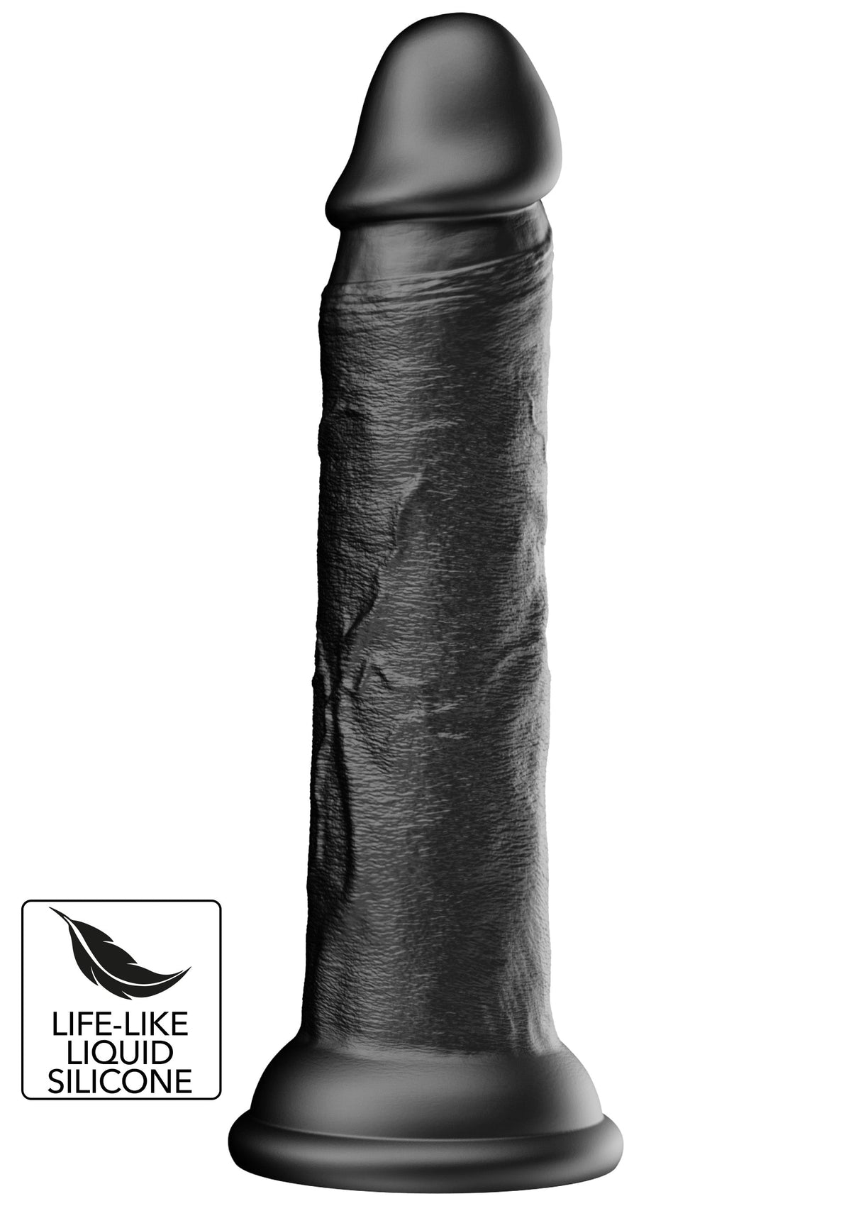 Realistic Dong Liquid Silicone 20.5 cm BLACK - 0