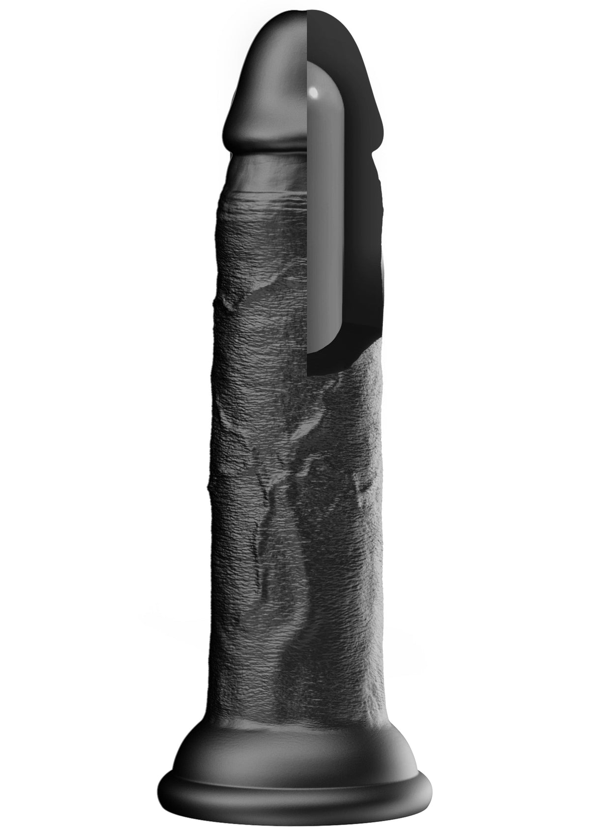 Realistic Dong Liquid Silicone 20.5 cm BLACK - 5