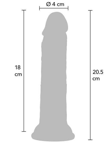 Realistic Dong Liquid Silicone 20.5 cm SKIN - 6