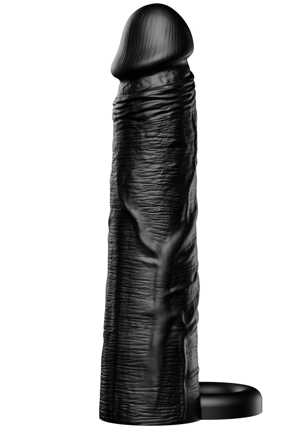 Penis Sleeve Liquid Silicone Ring 20 cm BLACK - 3
