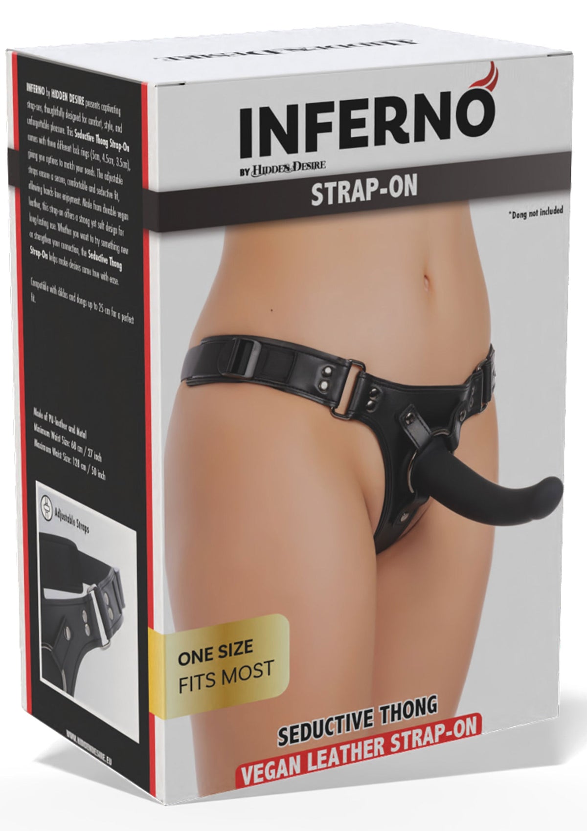 Seductive Thong Strap-On BLACK - 2