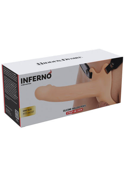 Hollow Penis Strapon 20cm SKIN - 1