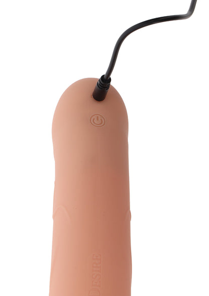 Hollow Penis Strapon Vibrating 16cm SKIN - 5