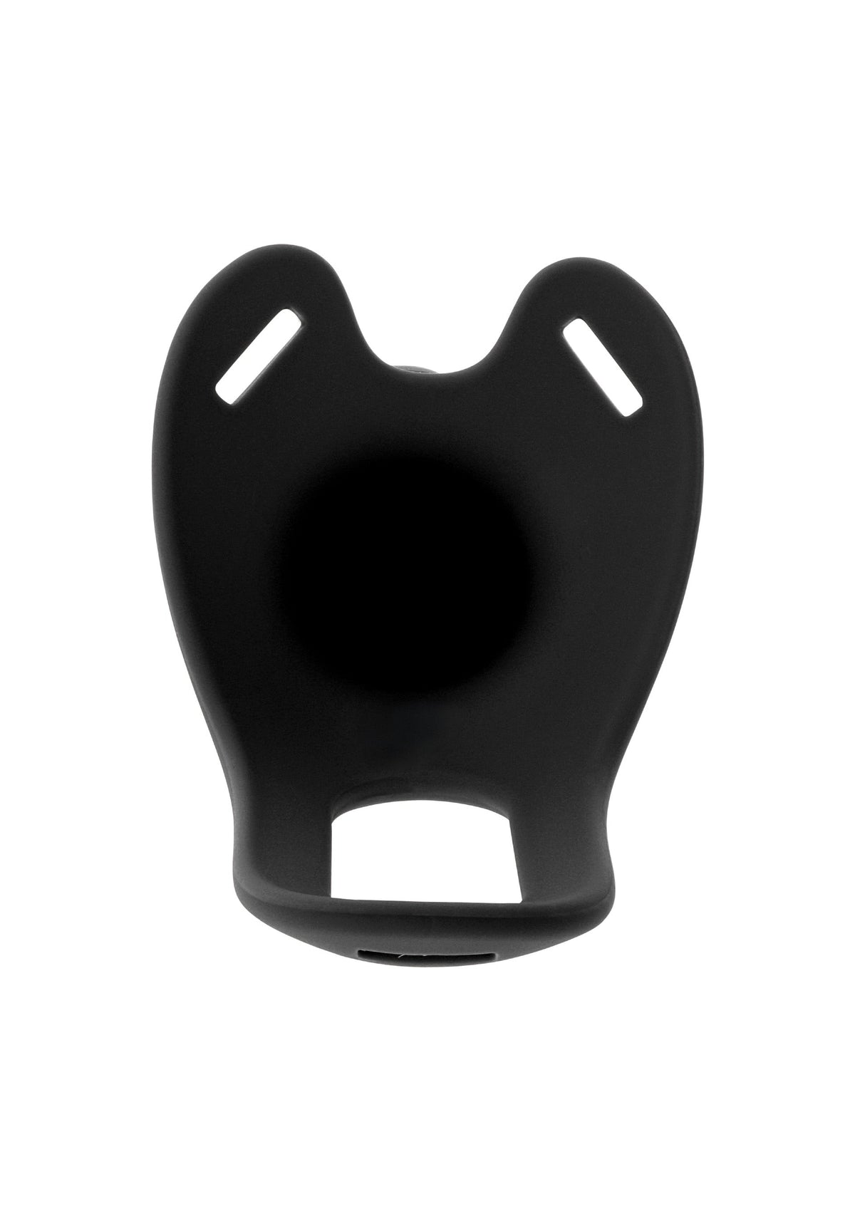 Hollow Penis Strapon Vibrating 18cm BLACK - 7