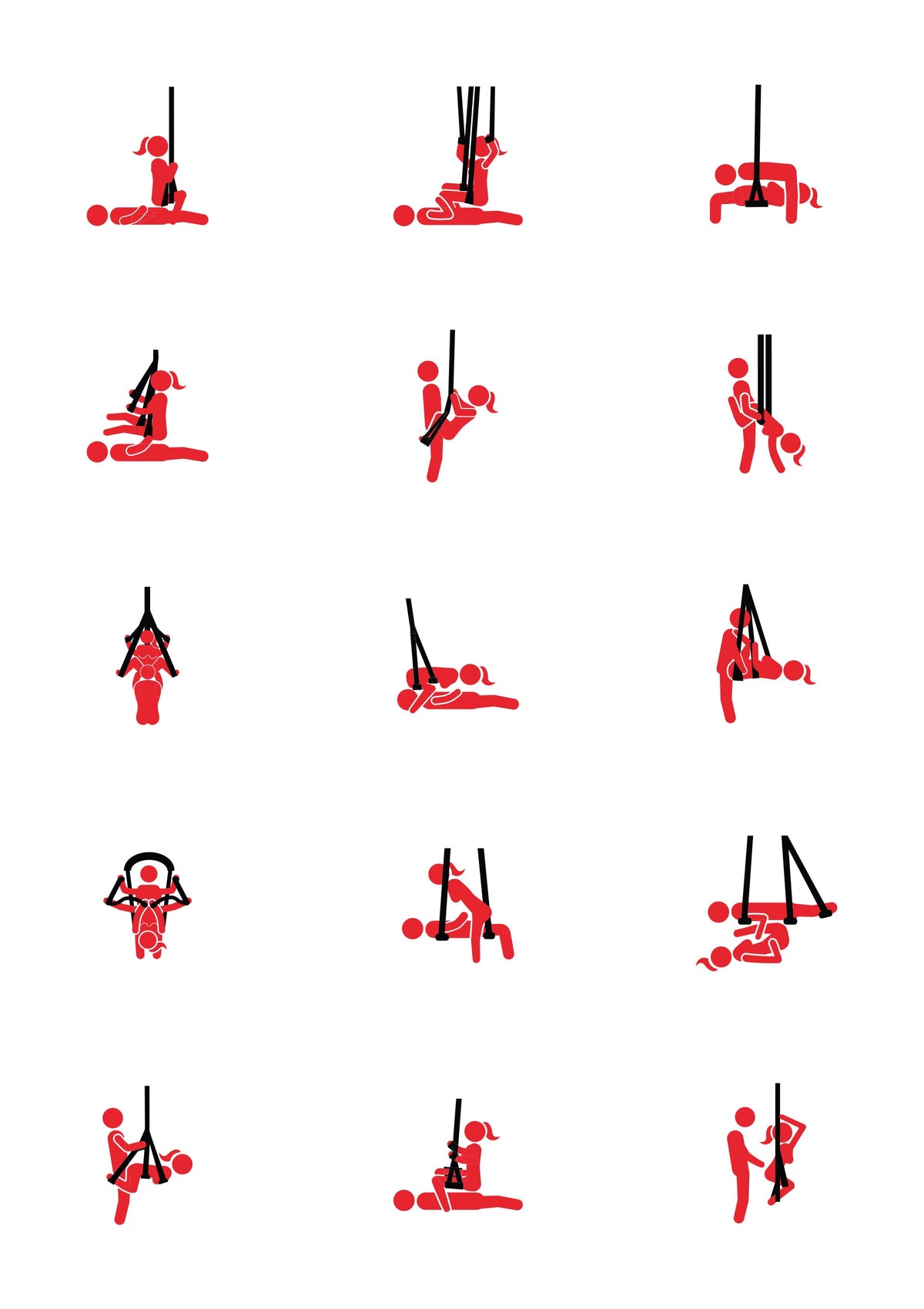 Lovers Swing With Stand BLACK - 0