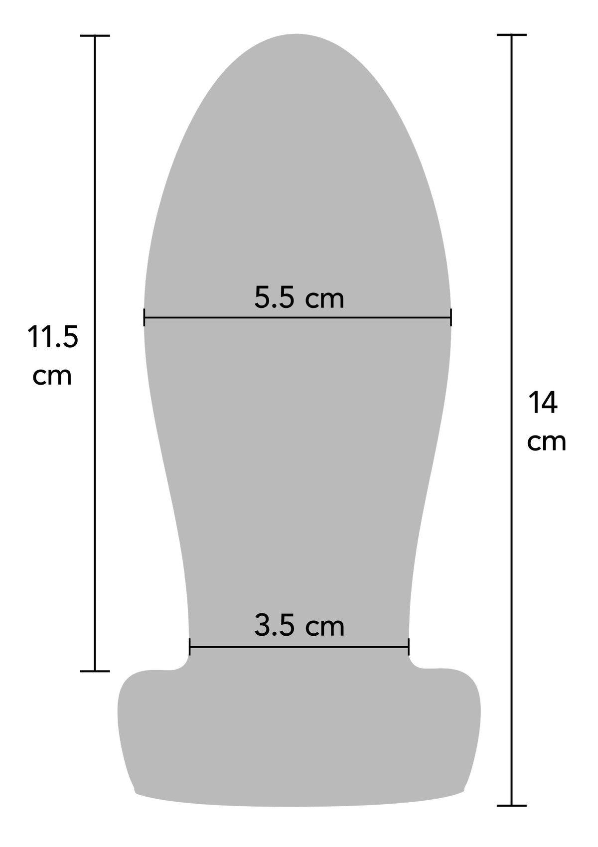 Heavy Anal Stretcher Plug M BLACK - 2