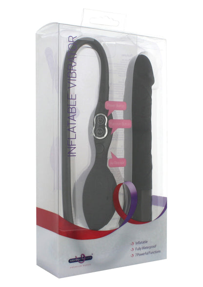 Inflatable Anal Vibrator BLACK - 1