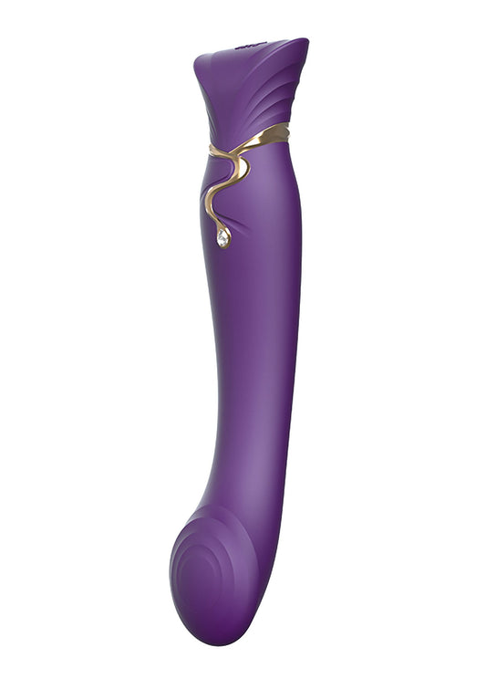 Zalo Queen G-Spot Pulse Wave Vibe - Purple
