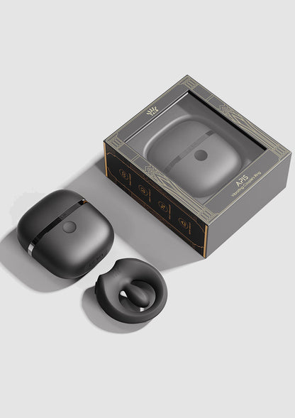 Apis Vibrating Couples Ring BLACK - 1