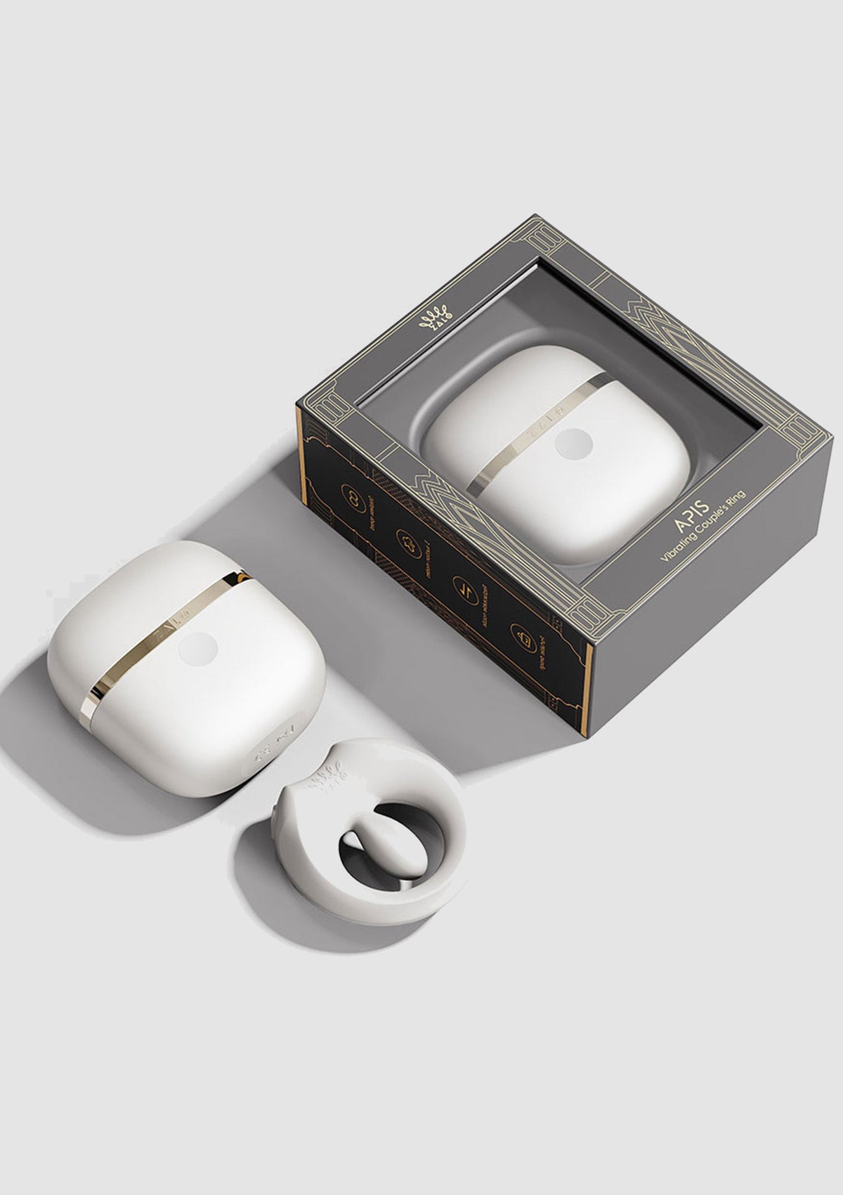 Apis Vibrating Couples Ring WHITE - 1