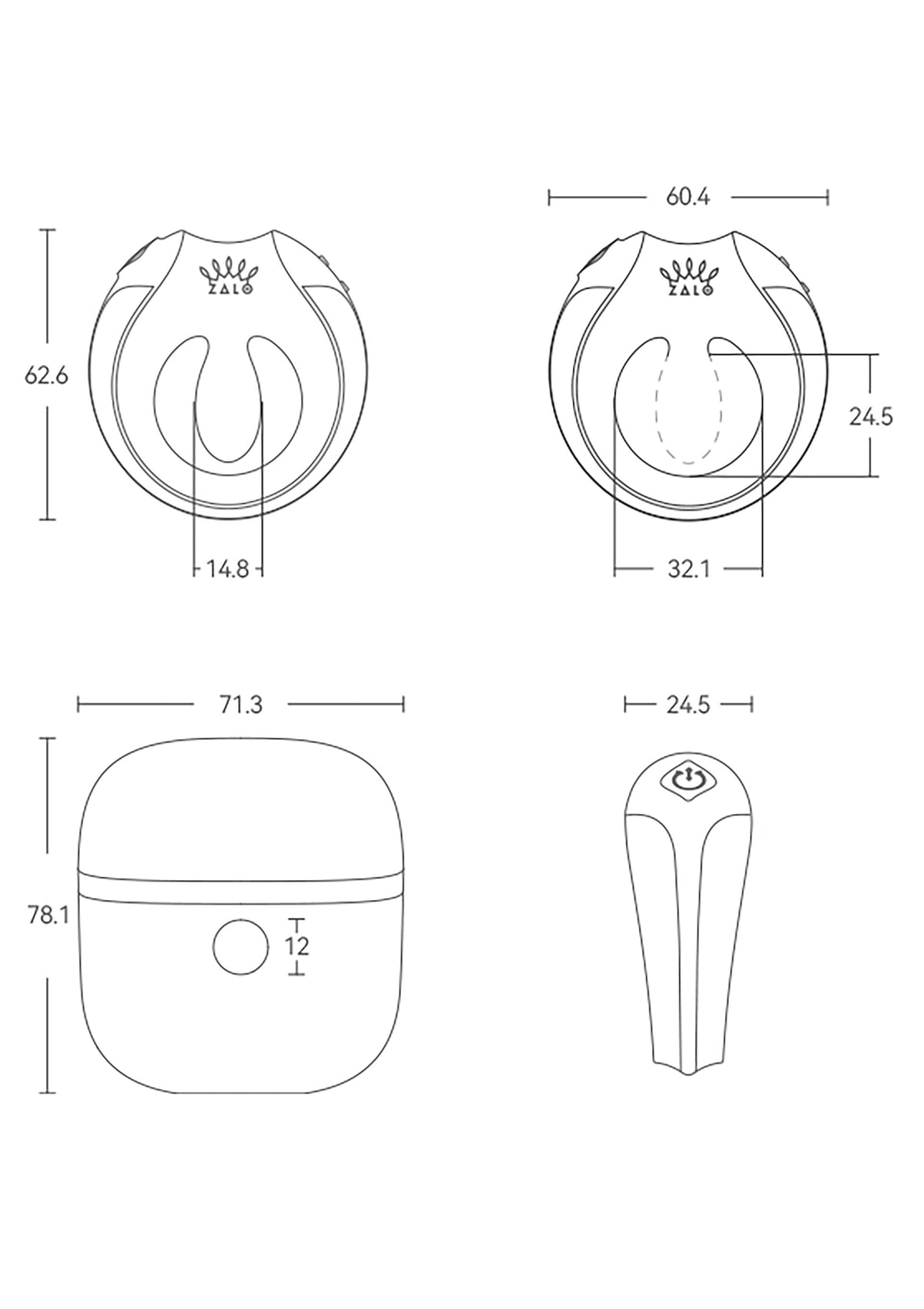 Apis Vibrating Couples Ring WHITE - 5