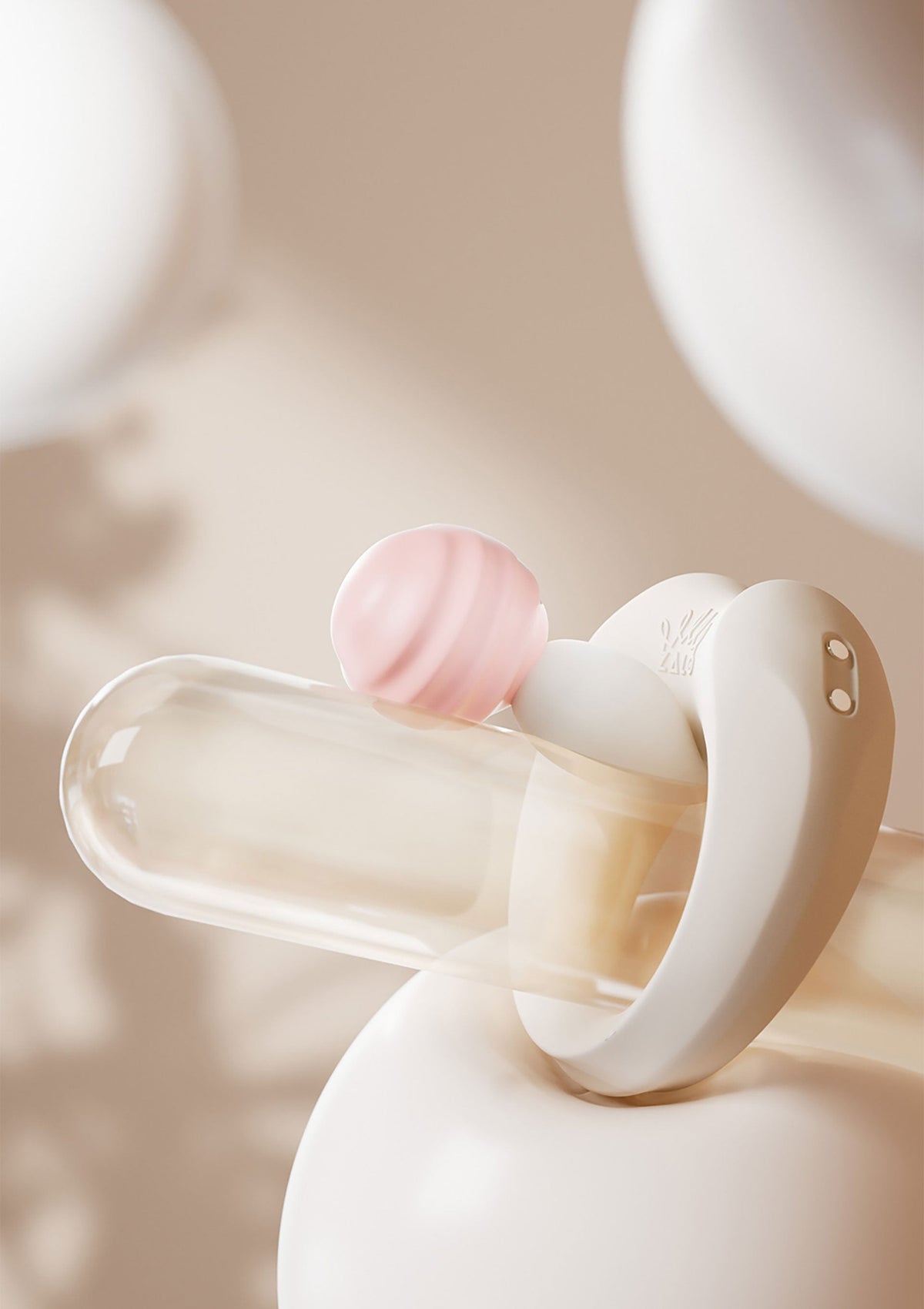 Apis Vibrating Couples Ring WHITE - 6