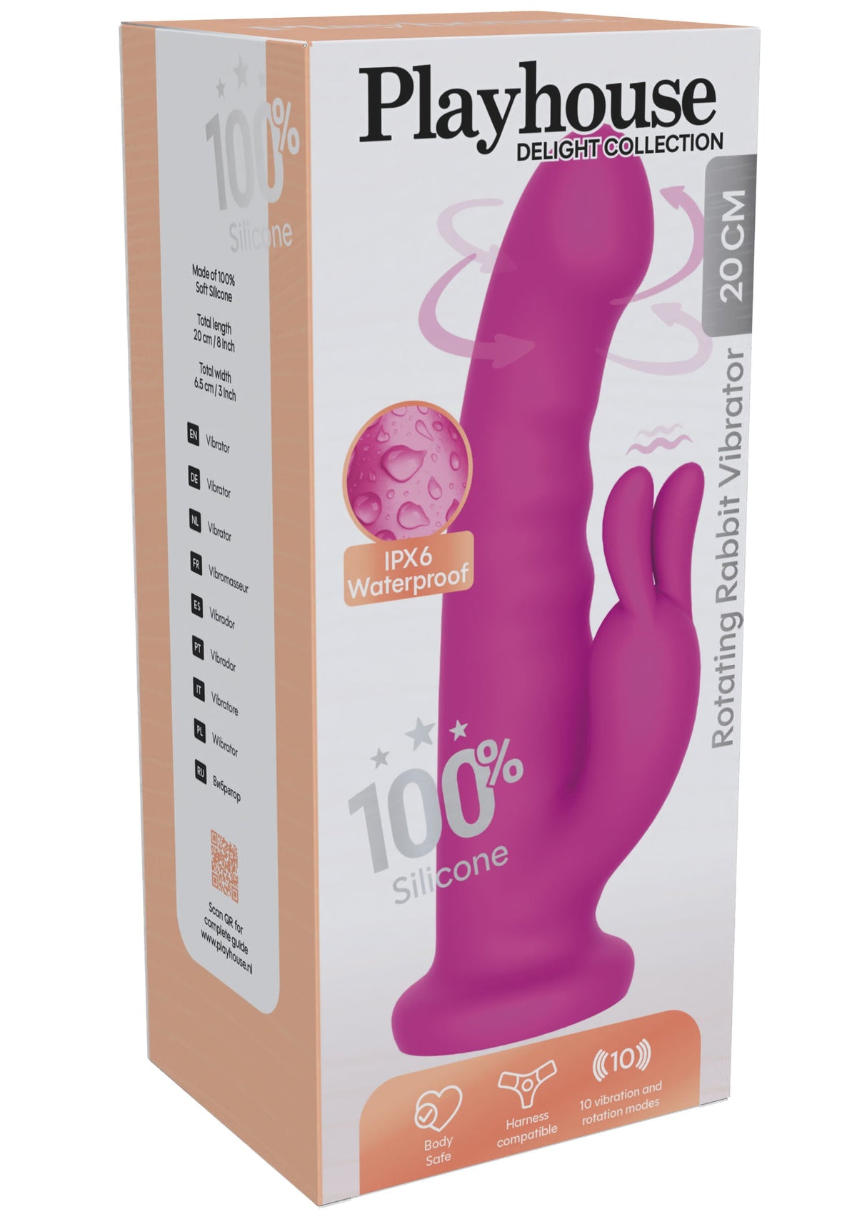 Rotating Rabbit Vibrator PINK - 1