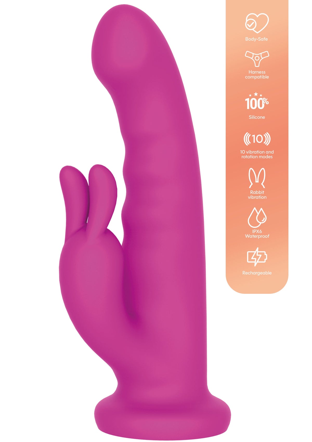 Rotating Rabbit Vibrator PINK - 7