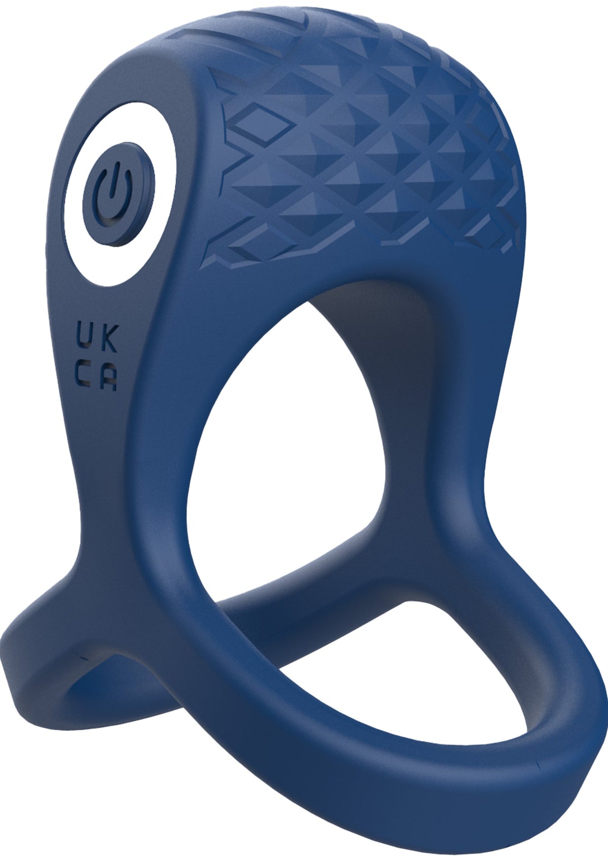 Brutal Ring & Ball Cage Vibrating + Remote BLUE - 0