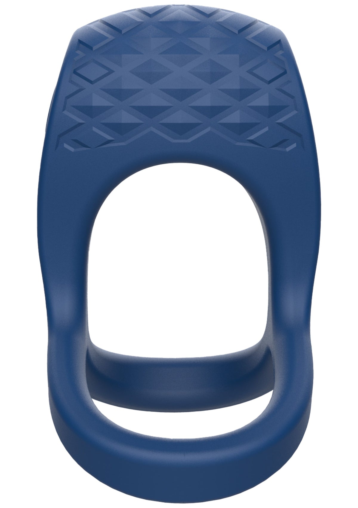 Brutal Ring & Ball Cage Vibrating + Remote BLUE - 2