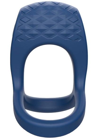 Brutal Ring & Ball Cage Vibrating + Remote BLUE - 2