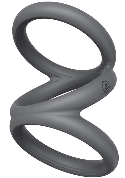 Triple Cock & Ball Sling Small GREY - 2