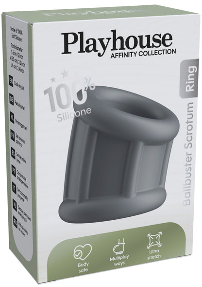 Ballbuster Scrotum Ring GREY - 2