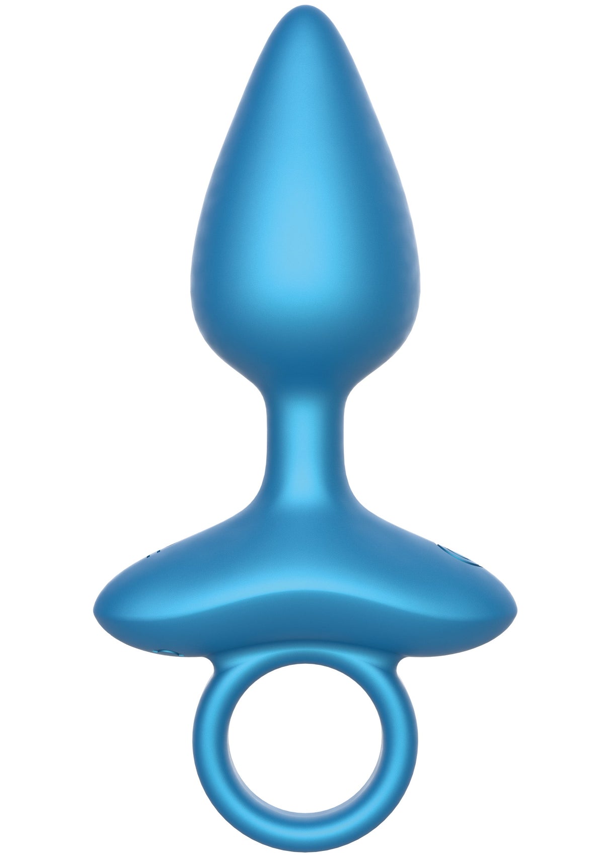 Smooth Anal Plug Vibrating + Remote BLUE - 2
