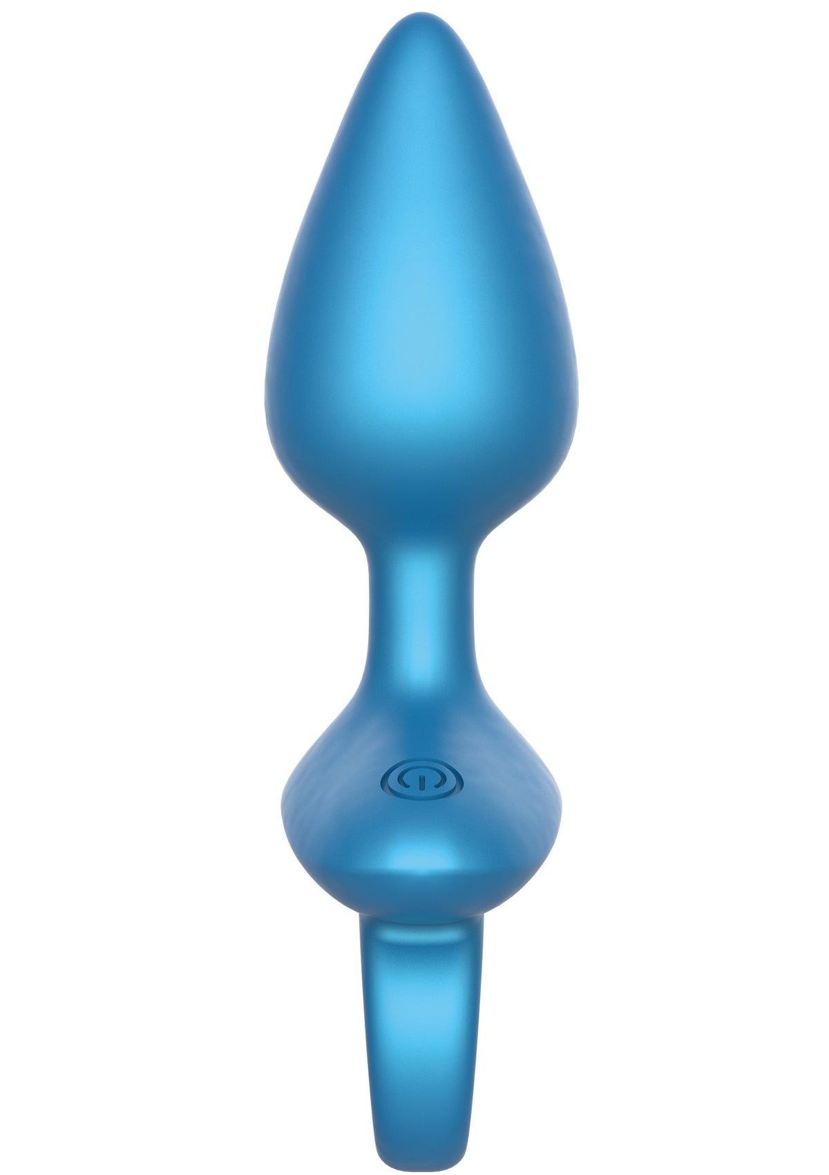 Smooth Anal Plug Vibrating + Remote BLUE - 3