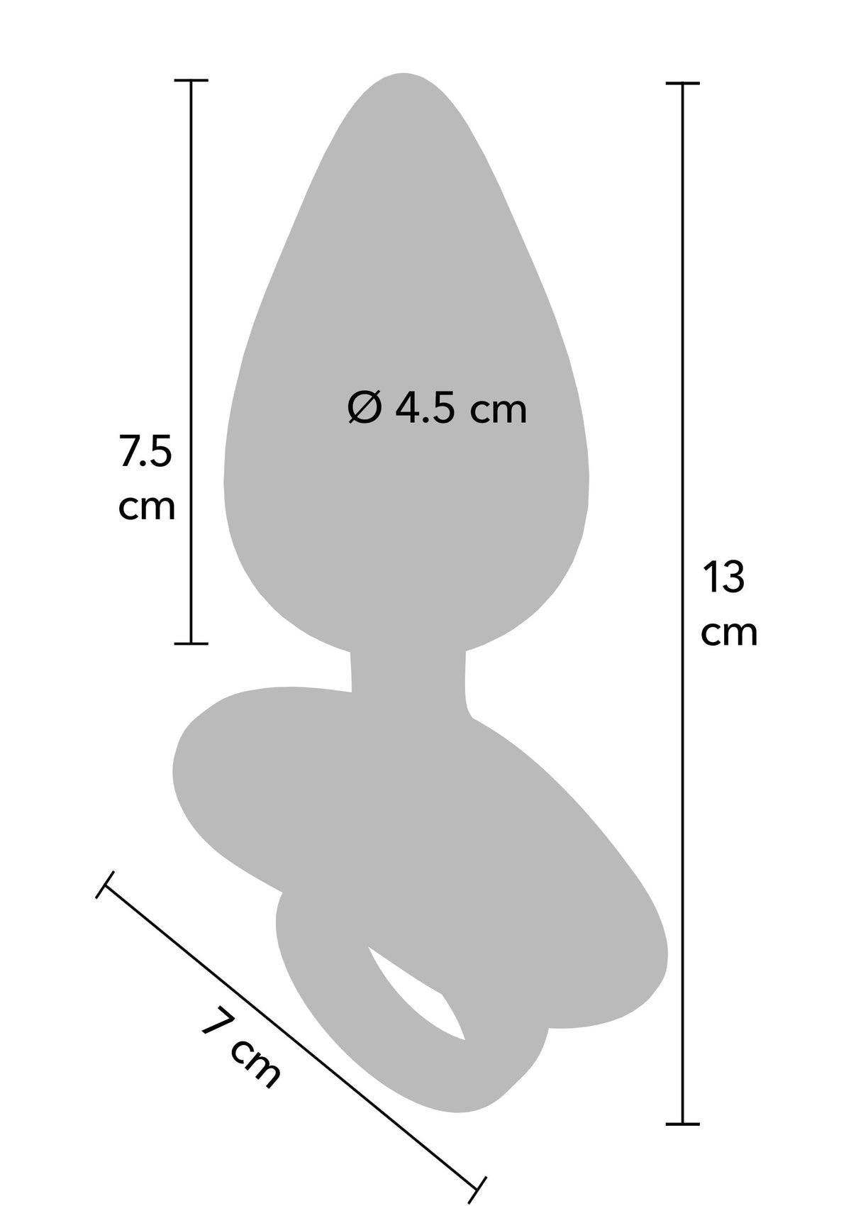 Smooth Anal Plug Vibrating + Remote BLUE - 8
