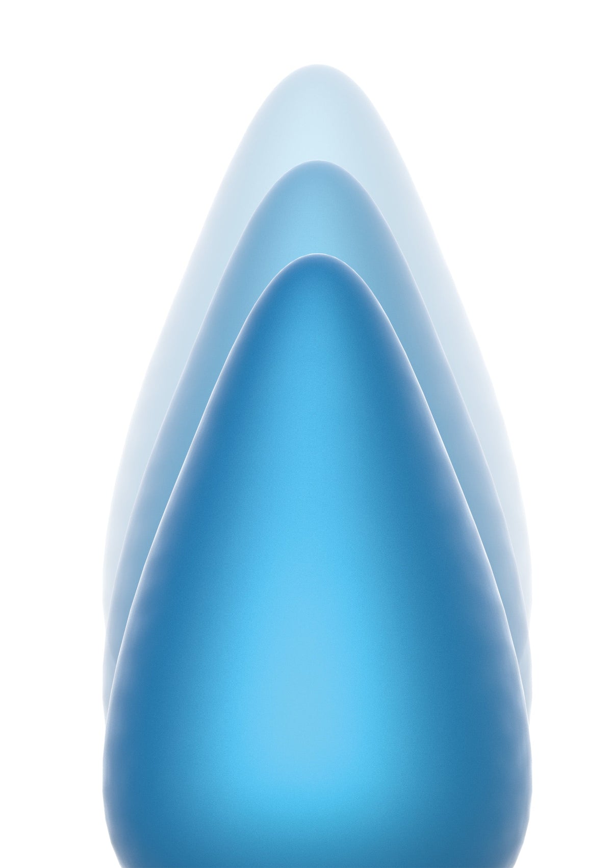 Slim Anal Plug Vibrating + Remote BLUE - 6