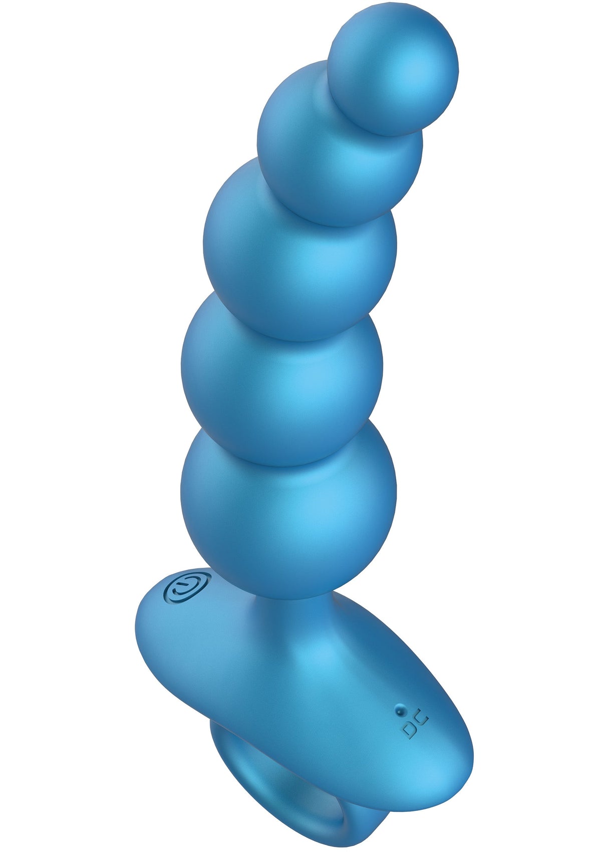 5 Balls Anal Plug Vibrating + Remote BLUE - 5