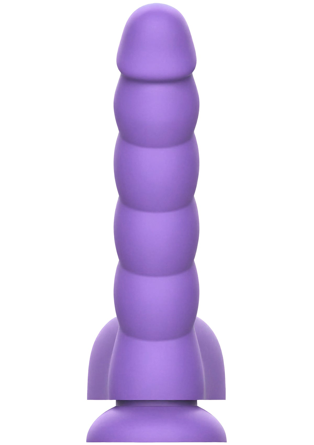 Spiral Tease Dildo Silicone L PURPLE - 3