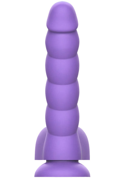 Spiral Tease Dildo Silicone L PURPLE - 3