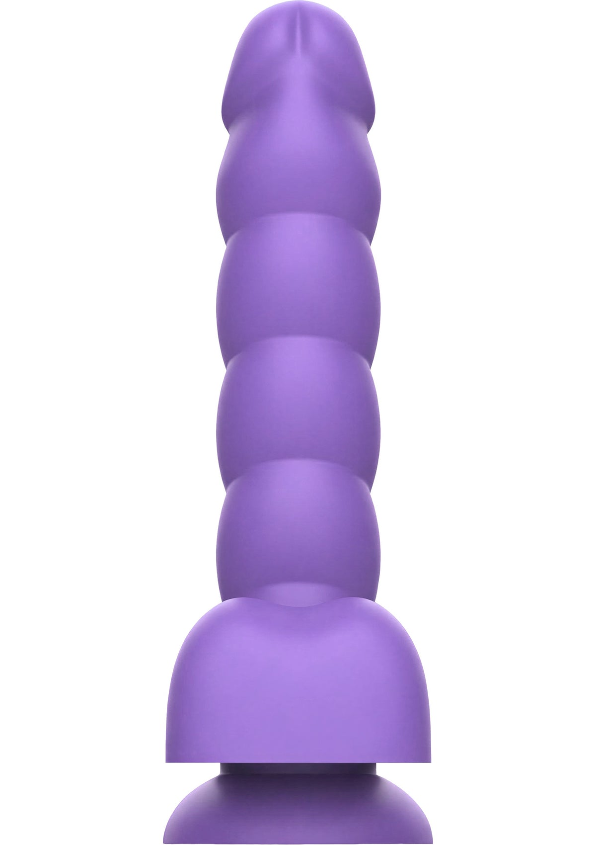 Spiral Tease Dildo Silicone L PURPLE - 5