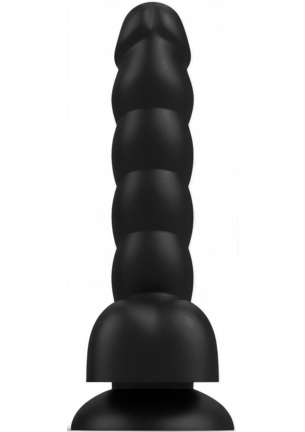 Spiral Tease Dildo Silicone XL BLACK - 5